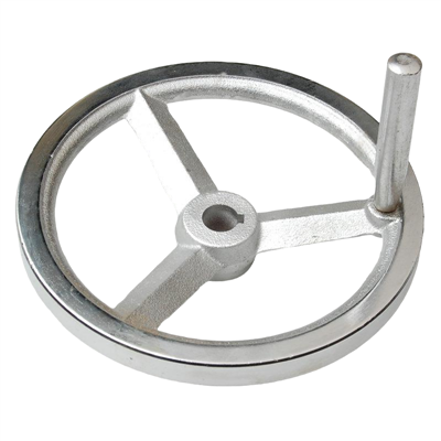 Volante de hierro gris