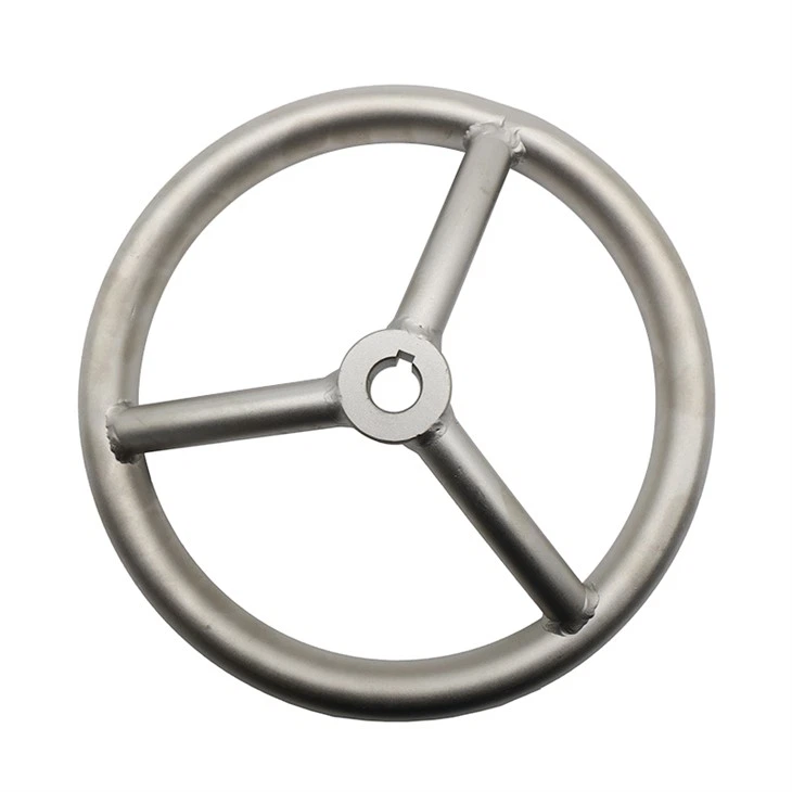 Volantes de acero inoxidable con radios