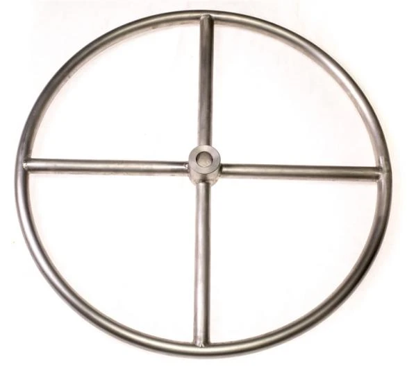 Φ150-φ1200 agujero cuadrado personalizado hilo de acero inoxidable rueda de metal rueda de mano de soldadura
